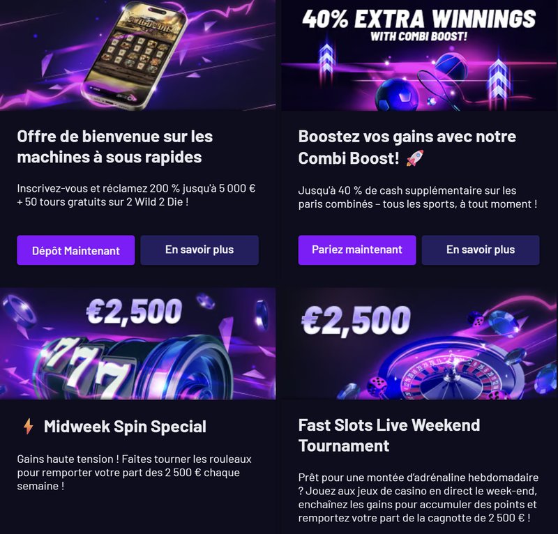 Découvrez les Meilleurs Casinos Fast Slots en Ligne en France 2024 - aperçu